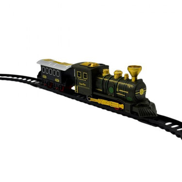 MILITARY TRAIN RETRO STYLE WITH 3 CARRIAGE